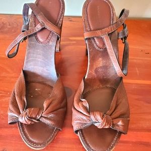 Banana Republic brown leather heel size 11